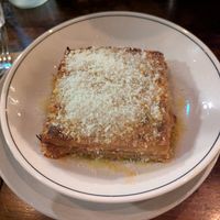 Lasagna at Gigi Pizzeria in Newtown