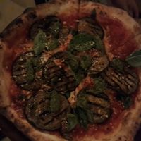 Pizza melenzana at Gigi Pizzeria in Newtown