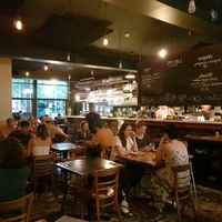 Buzzy vibe inside at Gigi Pizzeria in Newtown