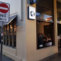 On the corner of King and Goddard streets at Gigi Pizzeria in Newtown