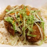 Chicken Rice RM 7.90 - rice tastes good but the mock meat (white chicken) doesn’t  at Vegemore Restaurant & Food Trading 素素乐 in Johor Bahru