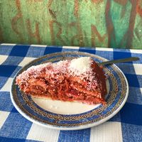 Cheap daily menu for 6,50€. 
What makes this place special is local products and recipes. Food had traditional Canarian touch, not the usual cosmopolitan burger-style kitchen.  at Somos Lo Que Comemos in Tenerife