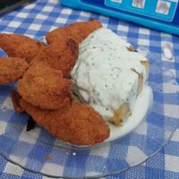 Croquetas con tortilla casera y mayonesa   at Somos Lo Que Comemos in Tenerife