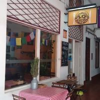 At the end of a commercial shopping passage, hard to find but worth it. at Somos Lo Que Comemos in Tenerife