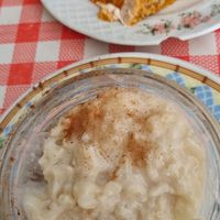 Carrot cake and rice dessert at Somos Lo Que Comemos in Tenerife
