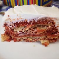 tarta de remolacha con galletas at Somos Lo Que Comemos in Tenerife