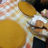 Pumpkin soup at Somos Lo Que Comemos in Tenerife