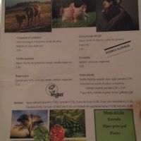 Menu at Somos Lo Que Comemos in Tenerife