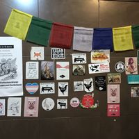 Muro de mensajes y discursos  at Somos Lo Que Comemos in Tenerife