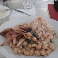 Garbanzos Saltados at Muya Vegan Cafe - Maybe closed in Trujillo