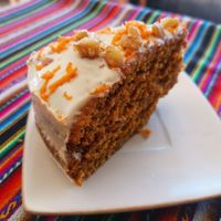 Tajada de torta de zanahoria at Muya Vegan Cafe - Maybe closed in Trujillo