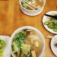 Vegetable pho with extra vegetables at Xuan Saigon in Leesburg
