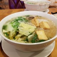Vegetable pho with extra vegetables at Xuan Saigon in Leesburg