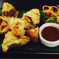 Tofu puffs  at A-Thai-5 in Mitchelton