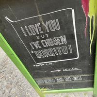 sign at Berlin Burrito Company - Kastanienallee in Berlin