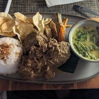 Vegan rendang at Bernadette in Ubud