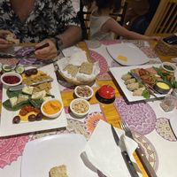 “Tabla para 2” which was way too much food for an appetizer for 2. It was a full meal    at RasLok in Buenos Aires