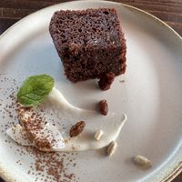 Rum raisin raw cake   at Veg Out in Kyoto