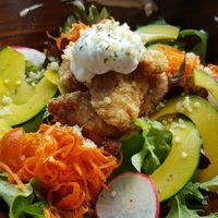 Buddha bowl at Veg Out in Kyoto