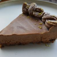 Raw cake at Veg Out in Kyoto