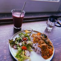 Coconut curry   at Veg Out in Kyoto