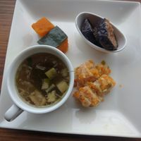 amazing sides that come with your main  at Veg Out in Kyoto