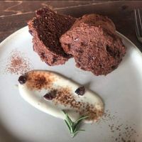 Gluten free muffin at Veg Out in Kyoto