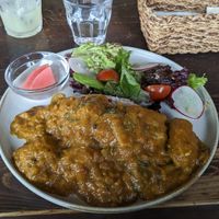 Curry and rice at Veg Out in Kyoto