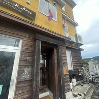 The entrance changed  at Veg Out in Kyoto