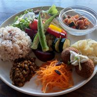 Set lunch at Veg Out in Kyoto