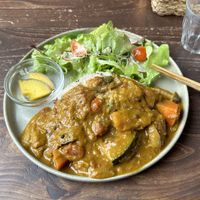 Tomato Coconut Curry  at Veg Out in Kyoto