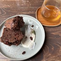 Cranberry Chocolate Muffinns  at Veg Out in Kyoto