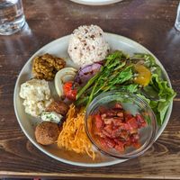 Veg-out plate at Veg Out in Kyoto