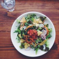 Taco rice at Veg Out in Kyoto