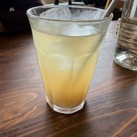 Homemade ginger ale  at Veg Out in Kyoto