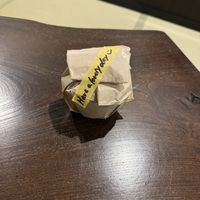 Sweet note on my to-go muffin.😄 at Veg Out in Kyoto