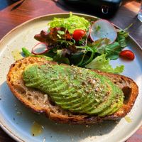 Avocado toast  at Veg Out in Kyoto