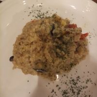 Green curry risotto at Veg Out in Kyoto