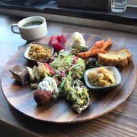 Banzai lunch plate  at Veg Out in Kyoto