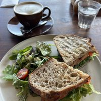 Perfection! Tempeh BLTT  at Veg Out in Kyoto