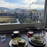 The view  at Veg Out in Kyoto