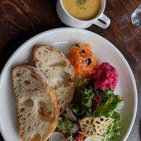 Toast of the day at Veg Out in Kyoto