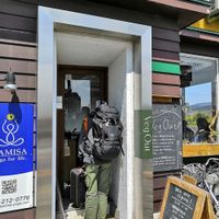 Entrance at Veg Out in Kyoto