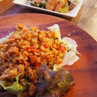 Balinese rice at Veg Out in Kyoto