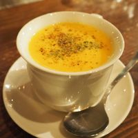 Soup at Veg Out in Kyoto