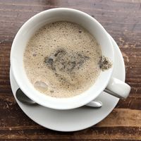 Maya nuts au lait. at Veg Out in Kyoto