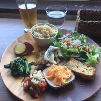 Banzai dish I think it’s called  at Veg Out in Kyoto