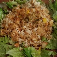 Balinese salad with fried tempeh
 at Veg Out in Kyoto