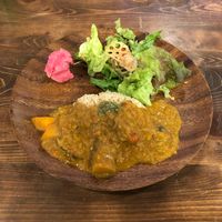 Tomato Coconut Curry at Veg Out in Kyoto