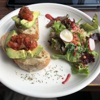 Avo toast at Veg Out in Kyoto